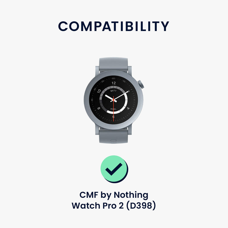 kwmobile Displayschutzfolie kompatibel mit CMF by Nothing Watch Pro 2 Folie Schutzfolie für Fitness Tracker robuster Displayschutz