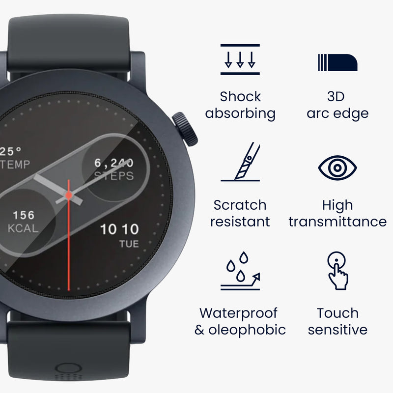kwmobile Displayschutzfolie kompatibel mit CMF by Nothing Watch Pro 2 Folie Schutzfolie für Fitness Tracker robuster Displayschutz