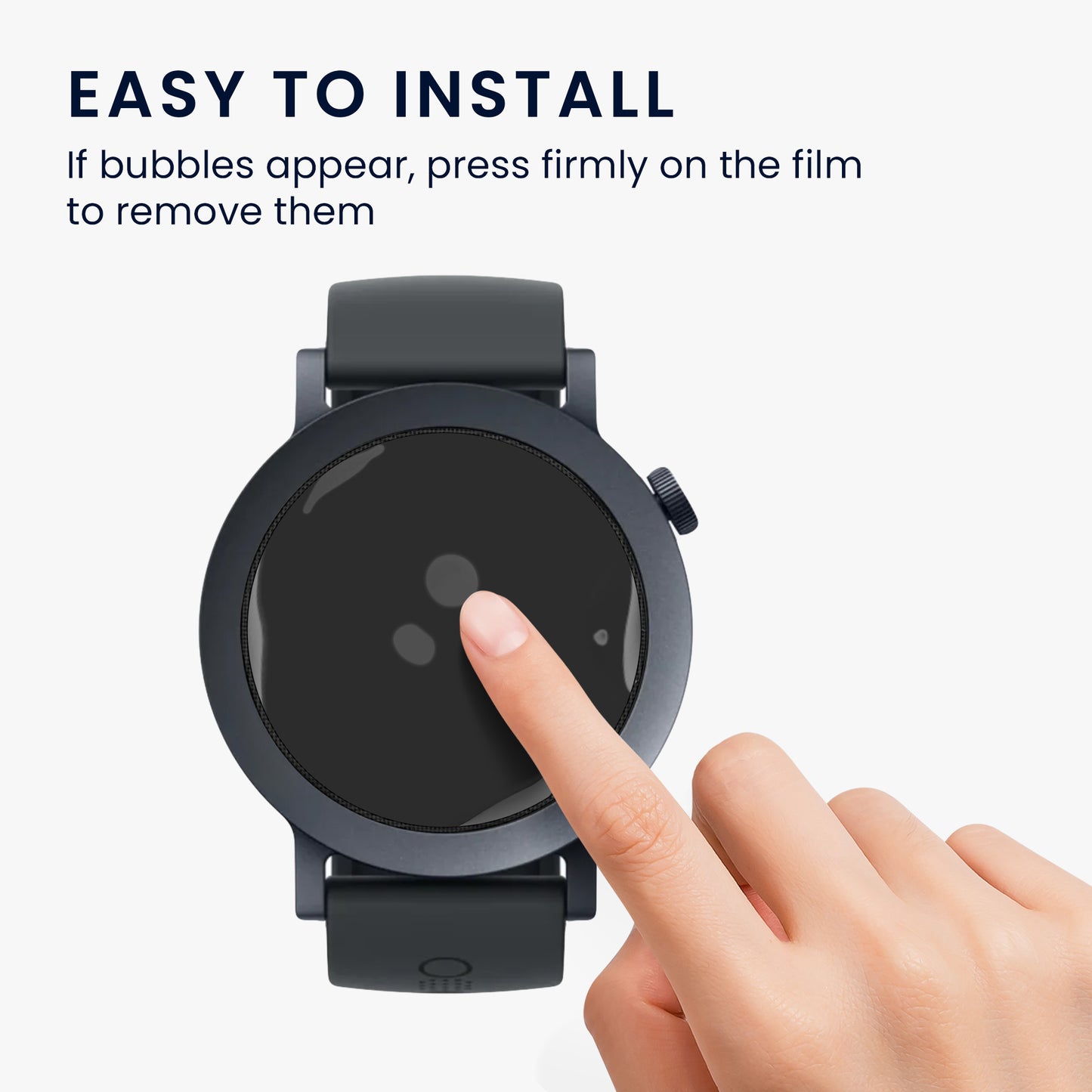 kwmobile Displayschutzfolie kompatibel mit CMF by Nothing Watch Pro 2 Folie Schutzfolie für Fitness Tracker robuster Displayschutz