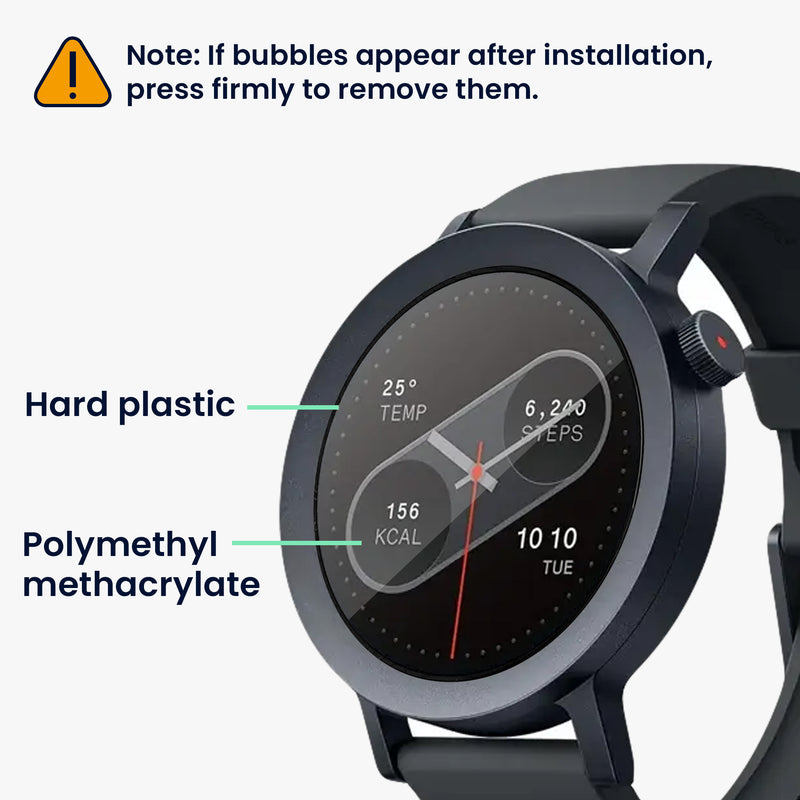 kwmobile Displayschutzfolie kompatibel mit CMF by Nothing Watch Pro 2 Folie Schutzfolie für Fitness Tracker robuster Displayschutz