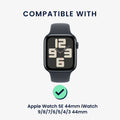 kwmobile Ersatzarmband kompatibel mit Apple Watch SE 44mm iWatch 9/8/7/6/5/4/3 44mm Armband mit Magnetverschluss