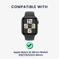 kwmobile Ersatzarmband kompatibel mit Apple Watch SE 40mm iWatch 9/8/7/6/5/4/3 40mm Armband