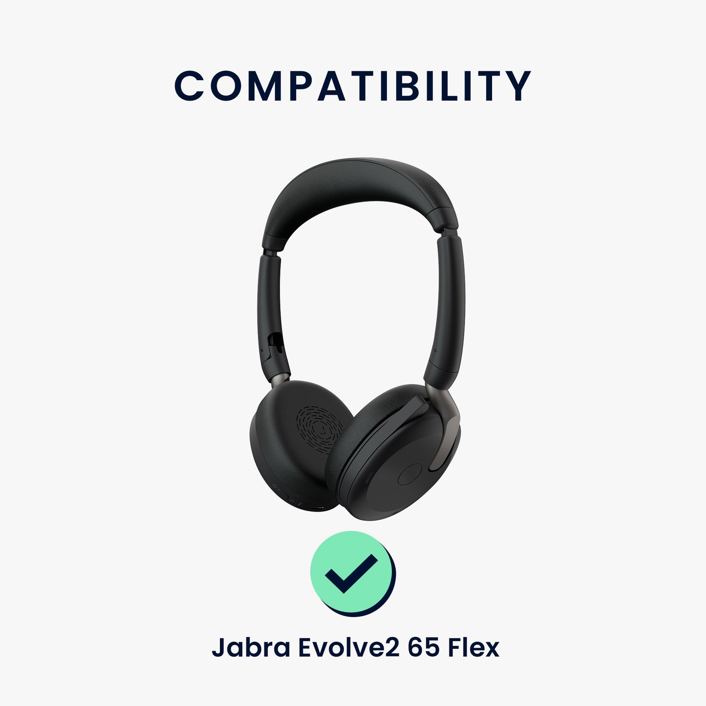 2x Ohrpolster für Jabra Evolve2 65 Flex
