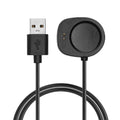 kwmobile USB Kabel Charger kompatibel mit Huami Amazfit Balance A2286 / Balance 2 A2429 / T-Rex 3 / Helio Strap Ladekabel - Smart Watch Ersatzkabel - Fitnesstracker Aufladekabel in Schwarz Schwarz  