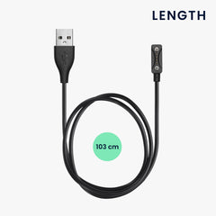 kwmobile USB Kabel Charger kompatibel mit Polar Ignite 3 / Pacer / Pacer Pro / Vantage V3 / Vantage M3 Ladekabel Smart