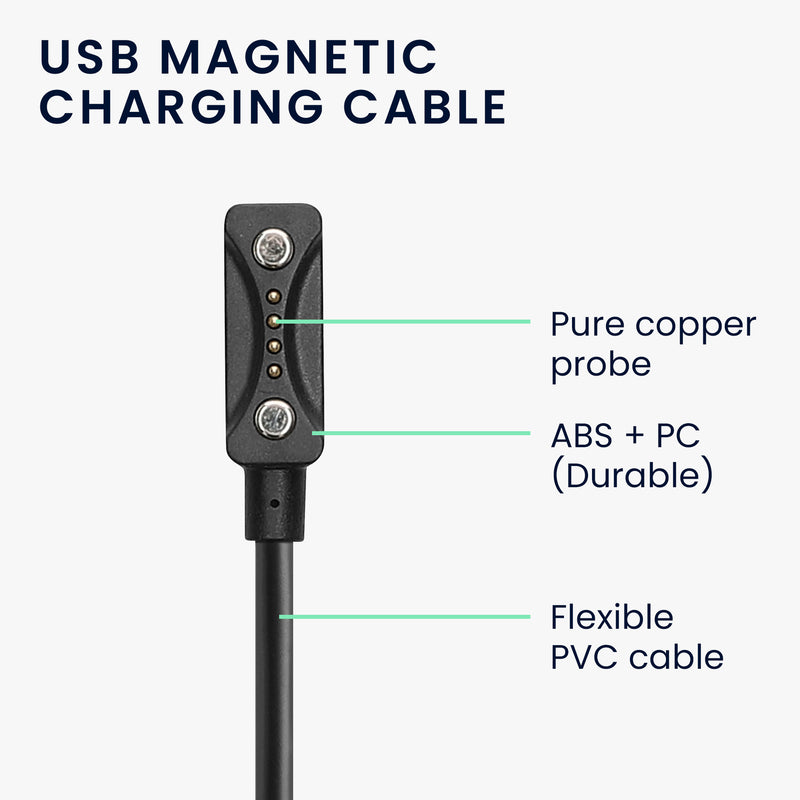 kwmobile USB Kabel Charger kompatibel mit Polar Ignite 3 / Pacer / Pacer Pro / Vantage V3 / Vantage M3 Ladekabel Smart Watch Ersatzkabel Fitnesstracker Aufladekabel