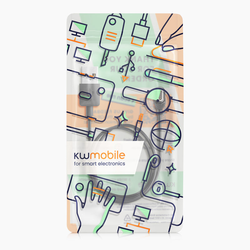 kwmobile USB Kabel Charger kompatibel mit imoo Watch Phone Z7 / Z8 / Z9 / Z10 Ladekabel Smart Watch Ersatzkabel Fitnesstracker Aufladekabel