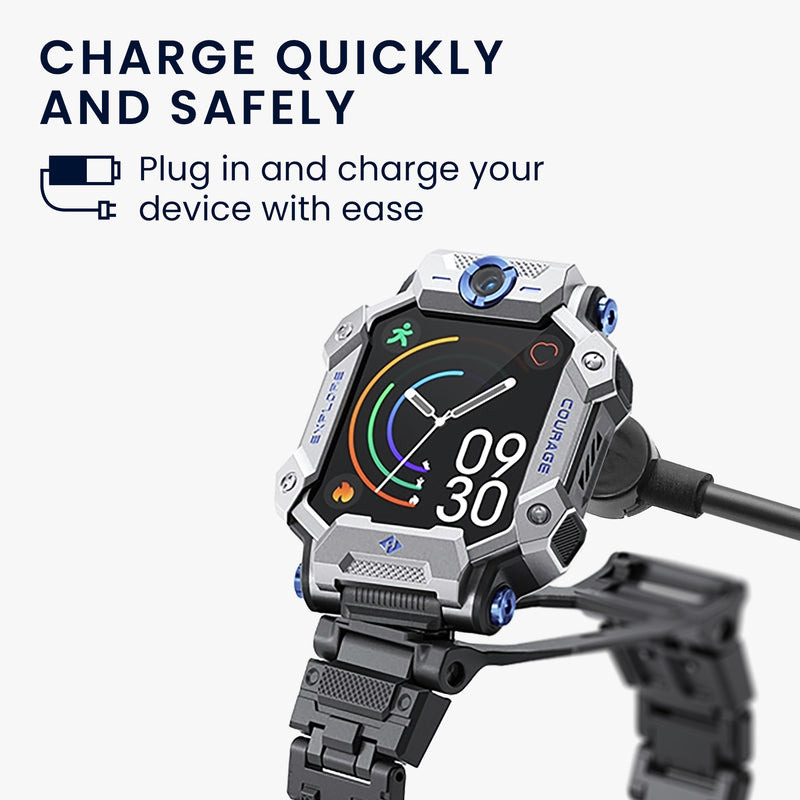 kwmobile USB Kabel Charger kompatibel mit imoo Watch Phone Z7 / Z8 / Z9 / Z10 Ladekabel Smart Watch Ersatzkabel Fitnesstracker Aufladekabel