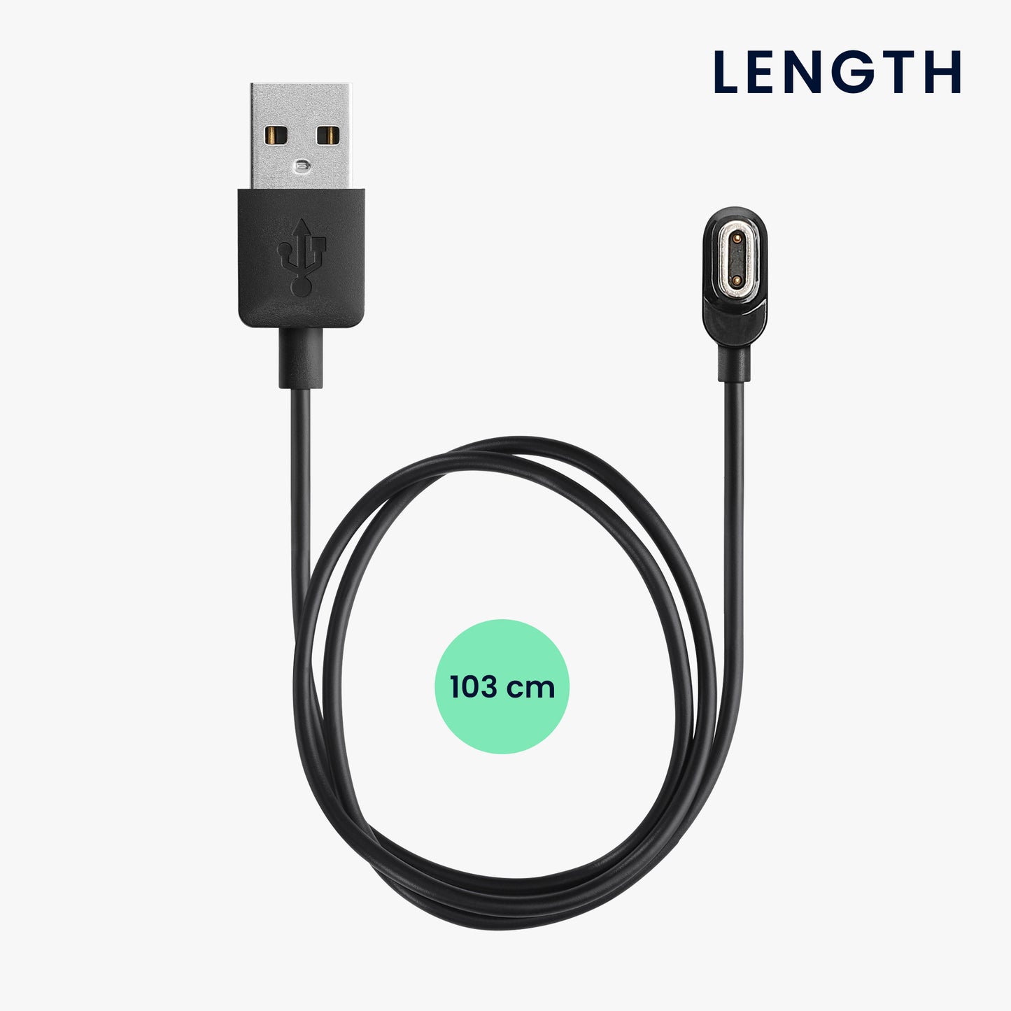kwmobile USB Kabel Charger kompatibel mit imoo Watch Phone Z7 / Z8 / Z9 / Z10 Ladekabel Smart Watch Ersatzkabel Fitnesstracker Aufladekabel