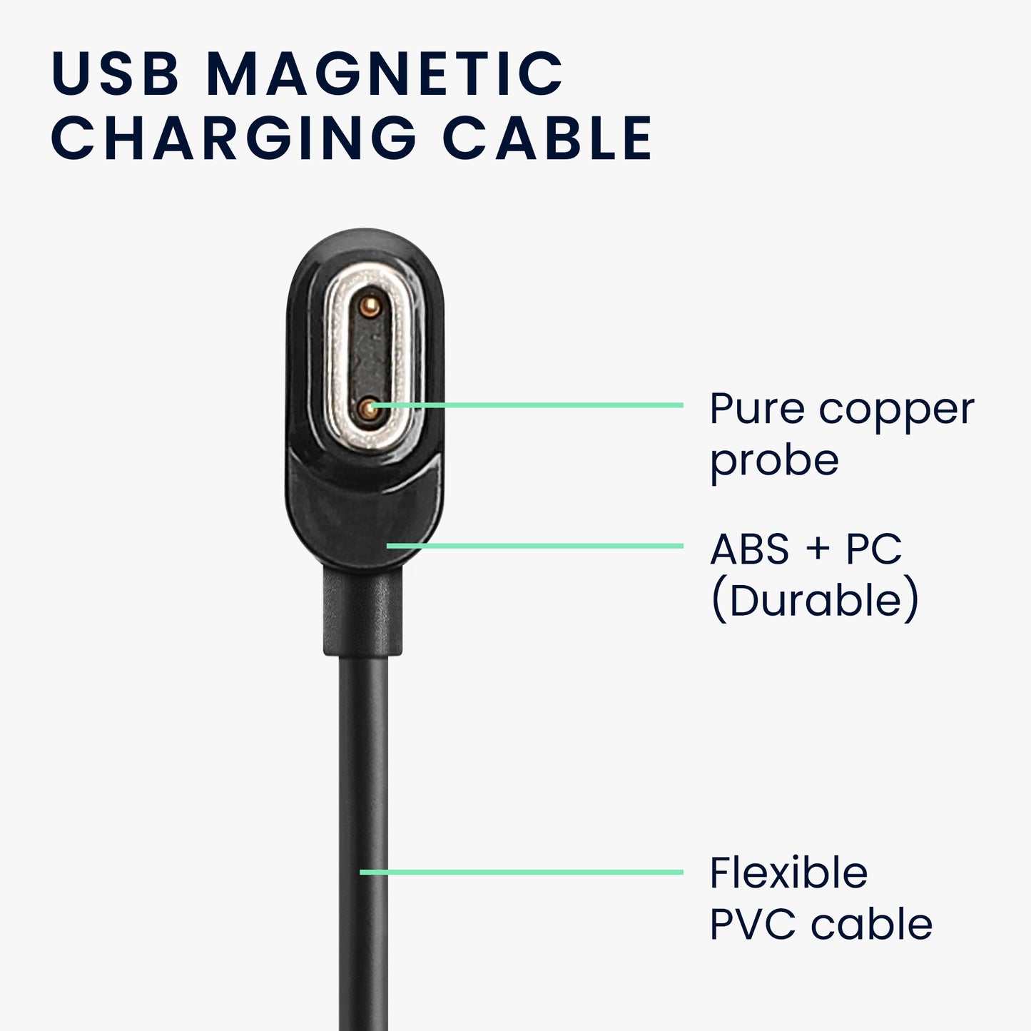 kwmobile USB Kabel Charger kompatibel mit imoo Watch Phone Z7 / Z8 / Z9 / Z10 Ladekabel Smart Watch Ersatzkabel Fitnesstracker Aufladekabel