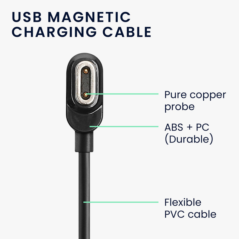 kwmobile USB Kabel Charger kompatibel mit imoo Watch Phone Z7 / Z8 / Z9 / Z10 Ladekabel Smart Watch Ersatzkabel Fitnesstracker Aufladekabel