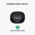 kwmobile Case für Anker soundcore P40i Hülle - Kopfhörer Schutzhülle mit Karabiner