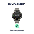 kwmobile Uhrenarmband für Xiaomi Watch S4 / S4 Sport / S3 / S2 / Watch S1 Active / Watch 5 Active Armband Fitnesstracker Band Set Ersatzarmband Smartwatch