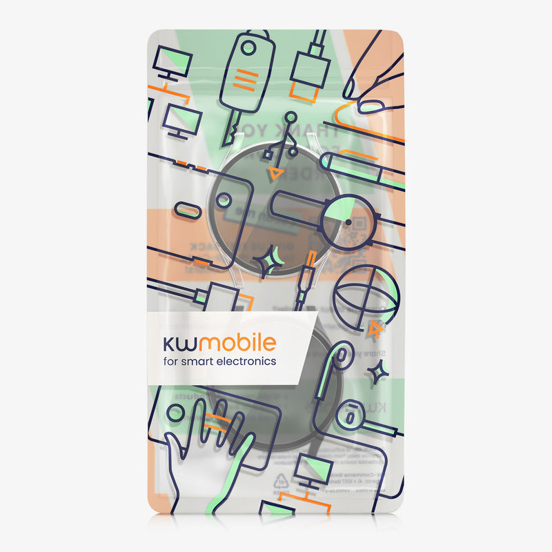 kwmobile Rundum Cover kompatibel mit Samsung Galaxy Watch 6 Hülle Fullbody Fitnesstracker Privatsphäre Case Set aus Glas