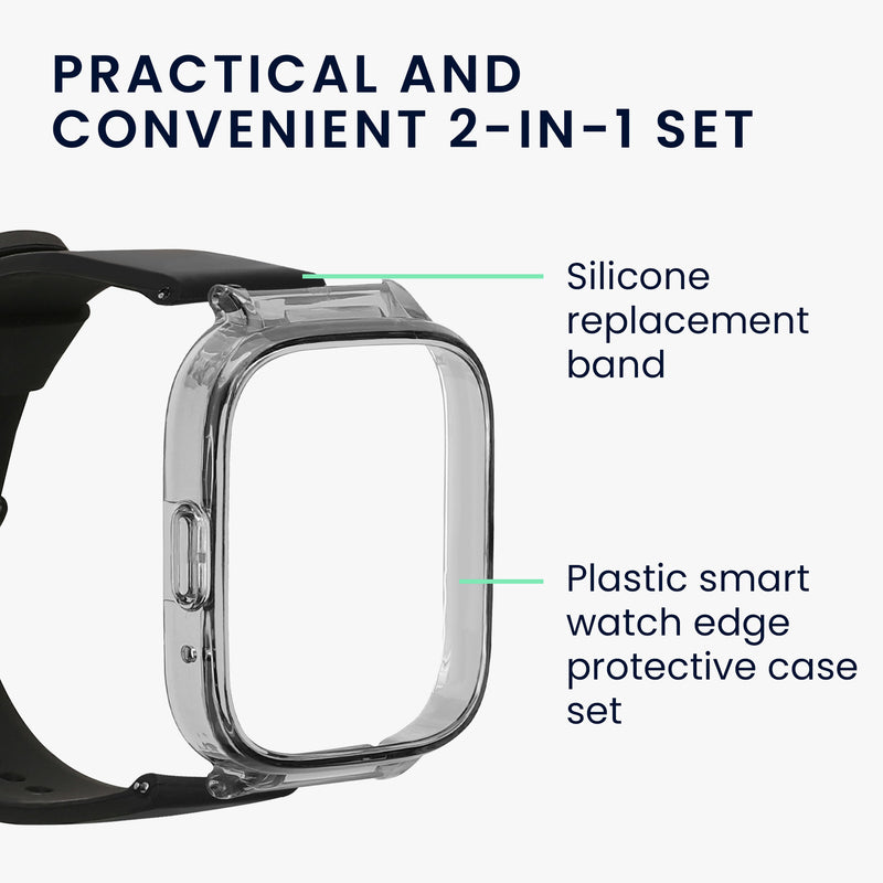 kwmobile Ersatzarmband mit Eckenschutz Hülle kompatibel mit Xiaomi kwmobile Armband