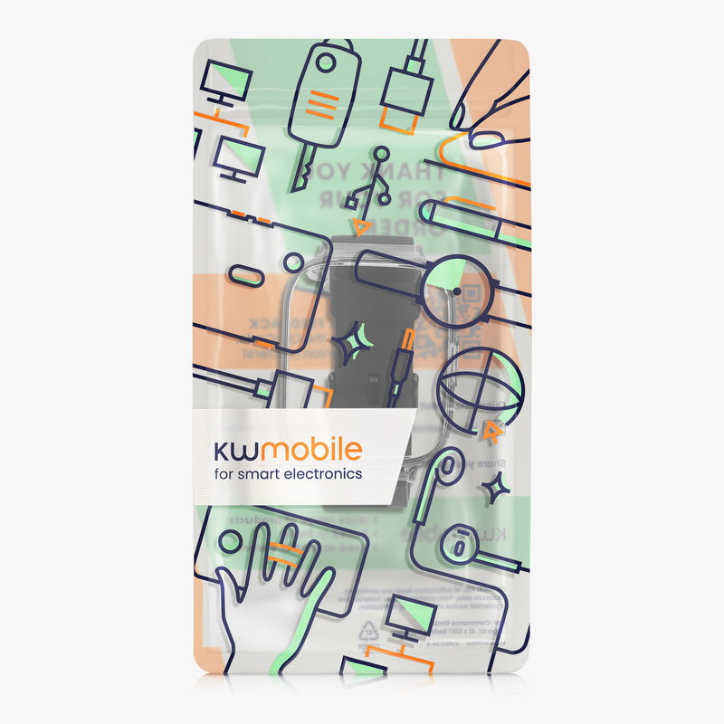 kwmobile Ersatzarmband mit Eckenschutz Hülle kompatibel mit Xiaomi kwmobile Armband