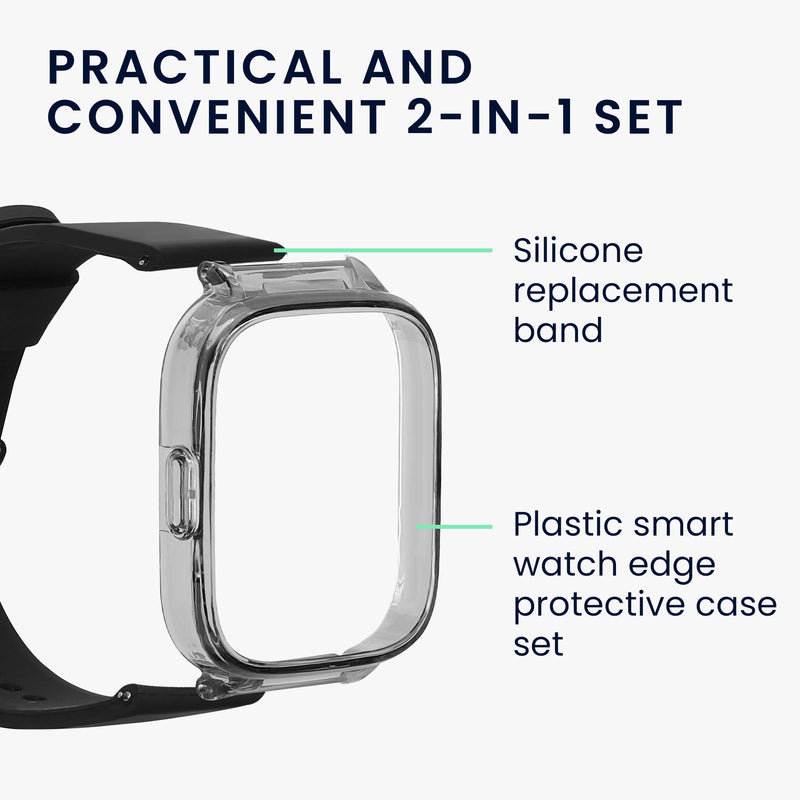 kwmobile Ersatzarmband mit Eckenschutz Hülle kompatibel mit Xiaomi kwmobile Armband