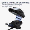 kwmobile Ladestation kompatibel mit Logitech G PRO X Superlight / G Pro Wireless / G903 / G703 / G403 Maus Charging Station Wireless Mouse Charger Dock mit USB Kabel