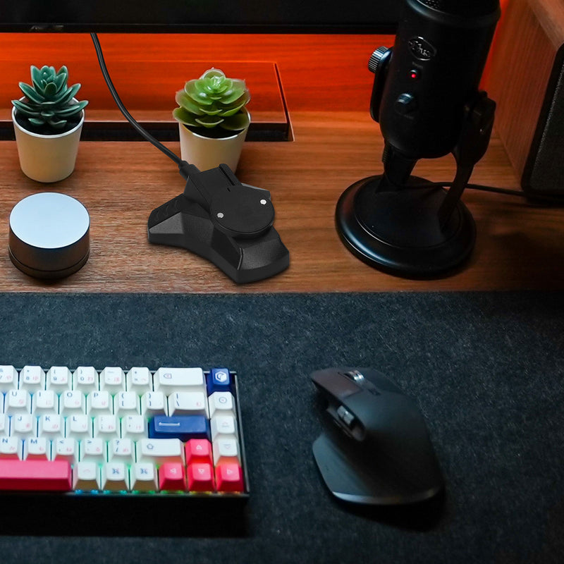 kwmobile Ladestation kompatibel mit Logitech G PRO X Superlight / G Pro Wireless / G903 / G703 / G403 Maus Charging Station Wireless Mouse Charger Dock mit USB Kabel
