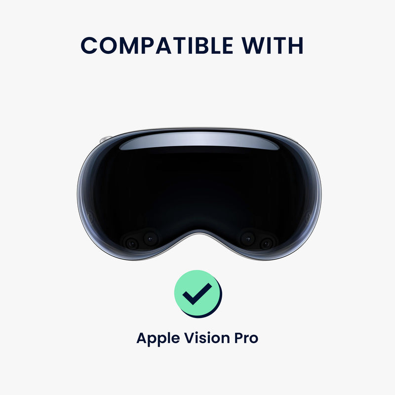 kwmobile Objektivabdeckung kompatibel mit Apple Vision Pro Schutz Cover - VR Brille Objektivschutzhülle staubdicht und kratzfest