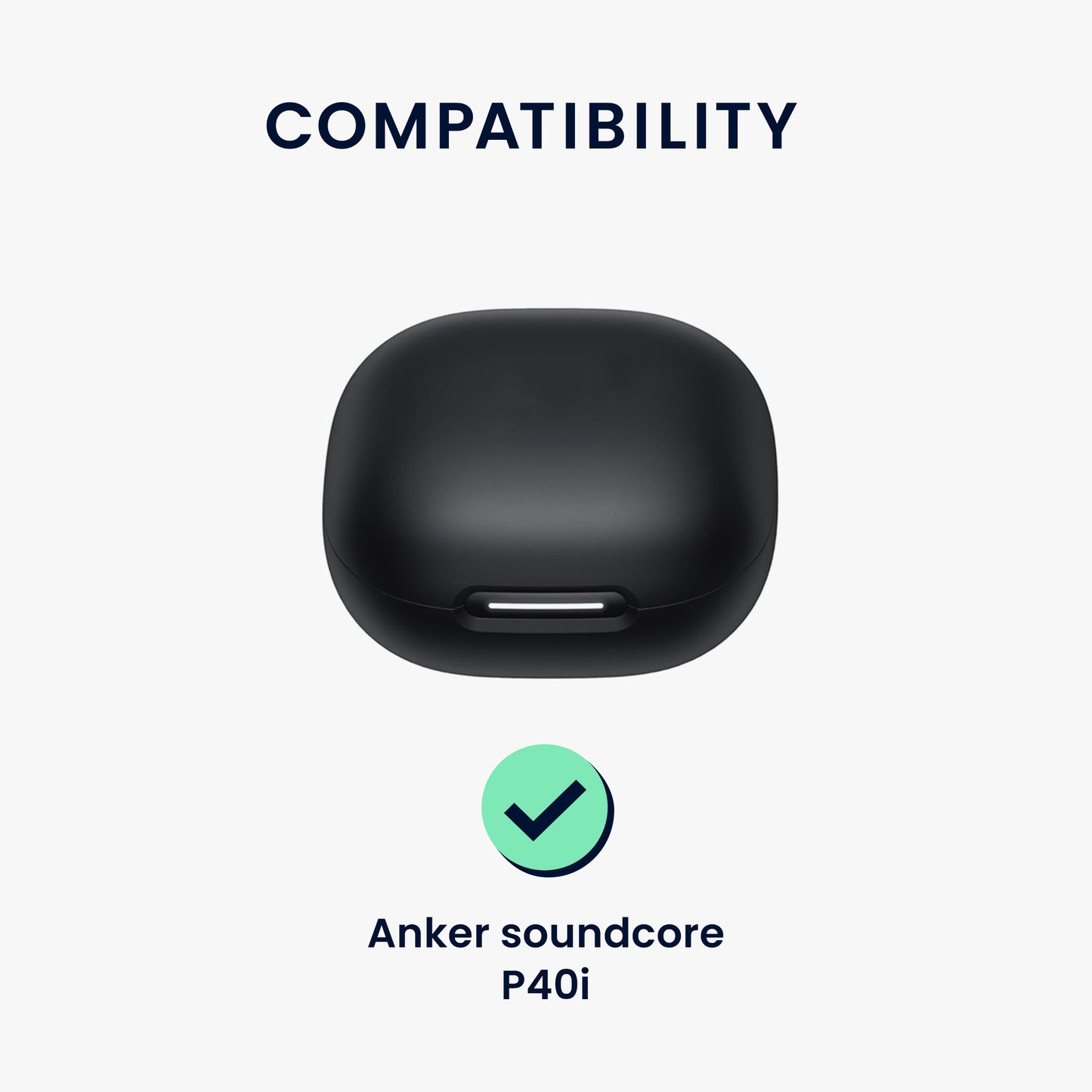 Silikon Hülle für Anker soundcore P40i Don't touch my Headphones