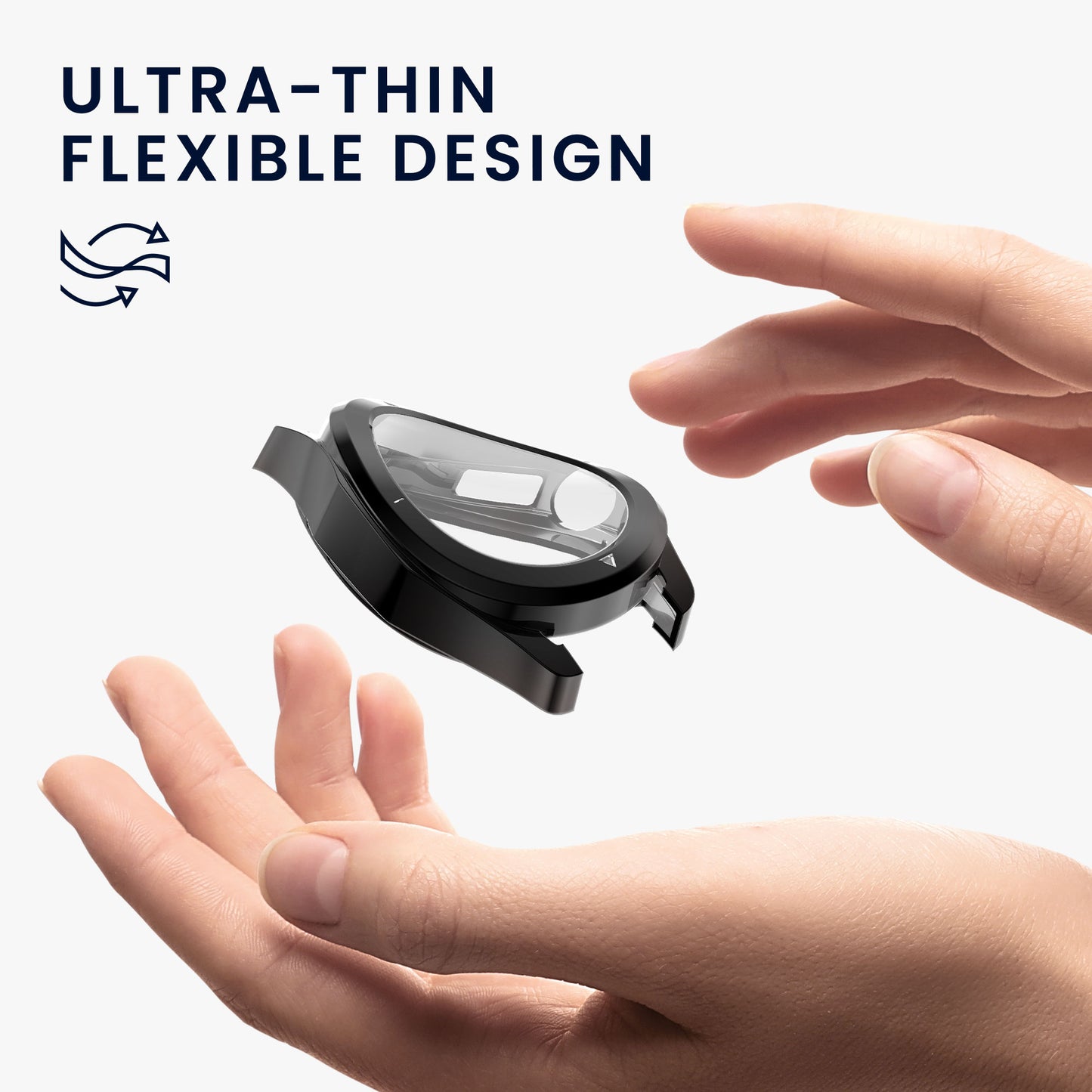 kwmobile Silikon Hülle für Xiaomi Watch S4 Sport Schutzhülle Fullbody Display Cover Set
