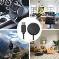 kwmobile USB C Ladekabel kompatibel mit Google Pixel Watch 3 / Pixel Watch 2 / Fitbit Versa 4 3 2 / Ace LTE - Kabel Charger - Smart Watch Typ C Ersatzkabel - Fitnesstracker Aufladekabel