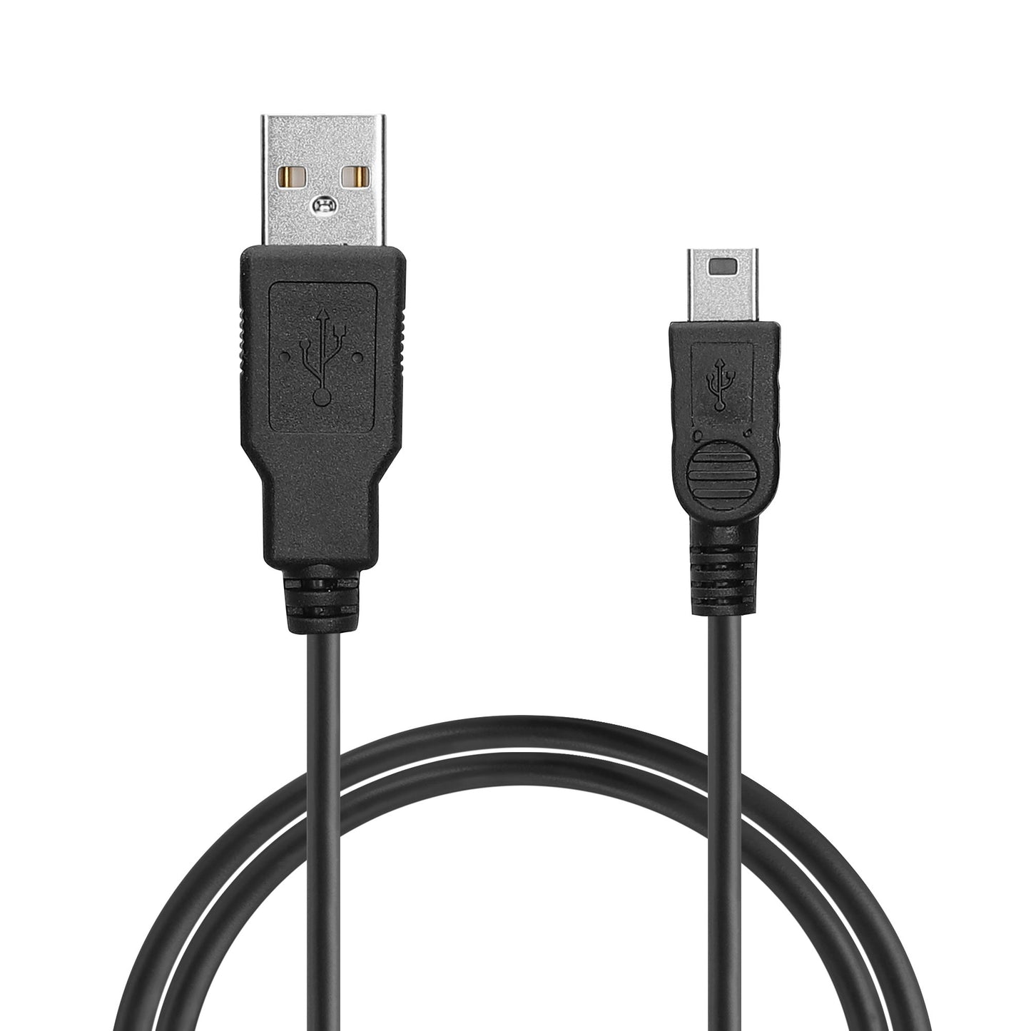 kwmobile USB Kabel Charger kompatibel mit Texas Instruments TI-84 Plus CE / TI-Nspire / TI Touchpads Ladekabel - Taschenrechner Datenkabel Ersatzkabel - Aufladekabel in Schwarz Schwarz  