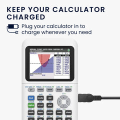 Kabel für Texas Instruments TI-84 Plus CE / TI-Nspire / TI Touchpads - Schwarz - Elektronik