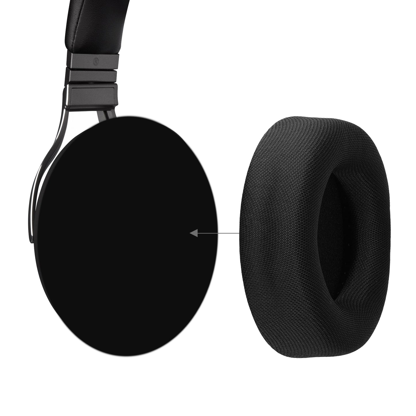kwmobile Ohr Polster für Corsair Virtuoso PRO Ersatz Ohrpolster Kopfhörer Ersatzteile Kopfhörer Ersatzpolster Over Ear Headphones