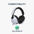 kwmobile Ohr Polster für Sony INZONE H9 Kopfhörer Ersatzteile Over Ear Headphones