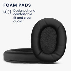 kwmobile Ohr Polster für Sony INZONE H9 Kopfhörer Ersatzteile Over Ear Headphones - Schwarz - Sonstiges