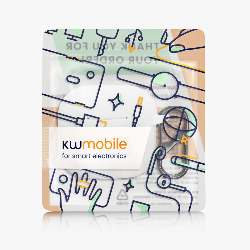 kwmobile Hülle kompatibel mit Apple Airpods 4 Kopfhörer