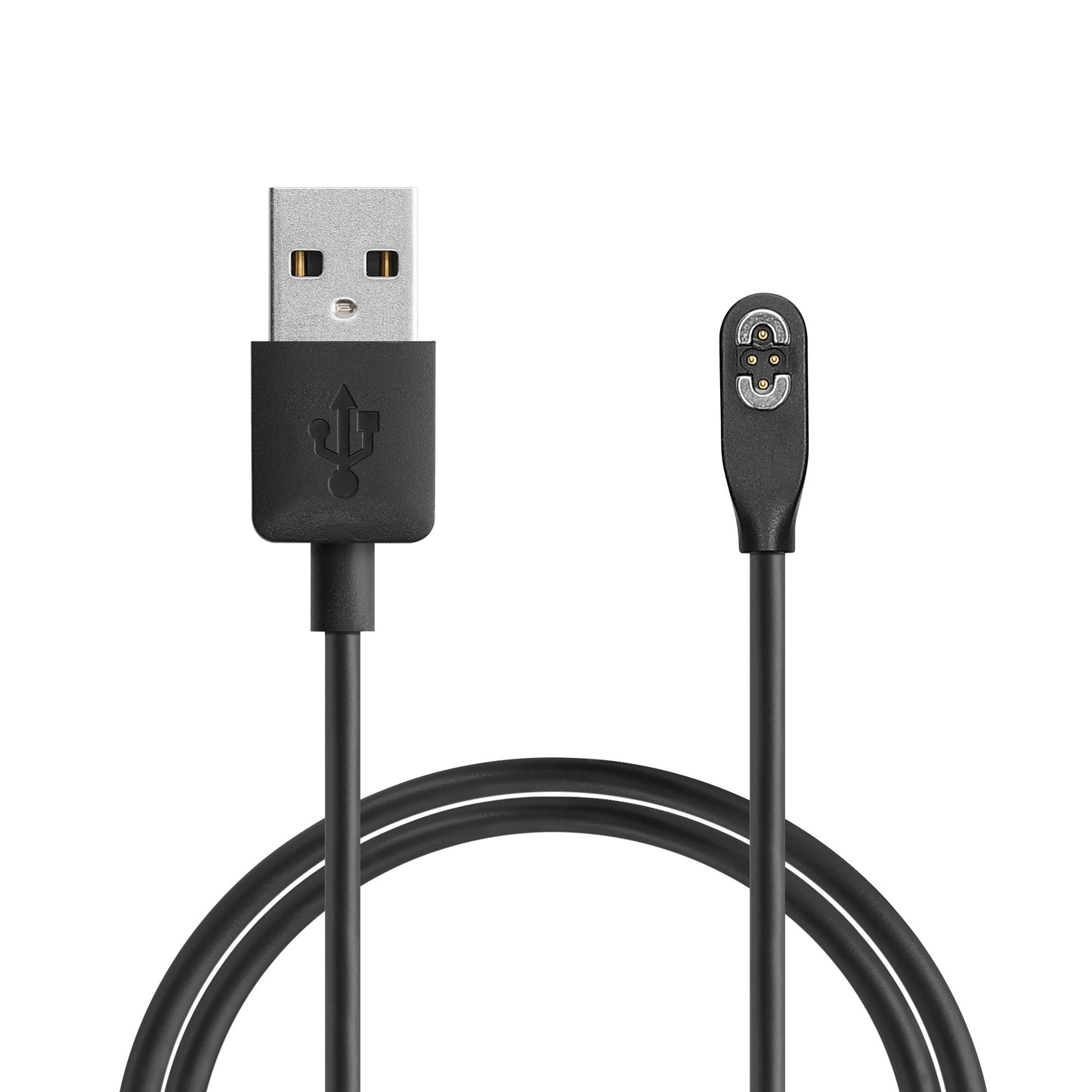 kwmobile USB Kabel Charger kompatibel mit AfterShokz OpenSwim Pro S710 Ladekabel - Smart Watch Ersatzkabel - Fitnesstracker Aufladekabel in Schwarz Schwarz  