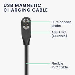 kwmobile USB Kabel Charger kompatibel mit AfterShokz OpenSwim Pro S710 Ladekabel Smart Watch Ersatzkabel Fitnesstracker