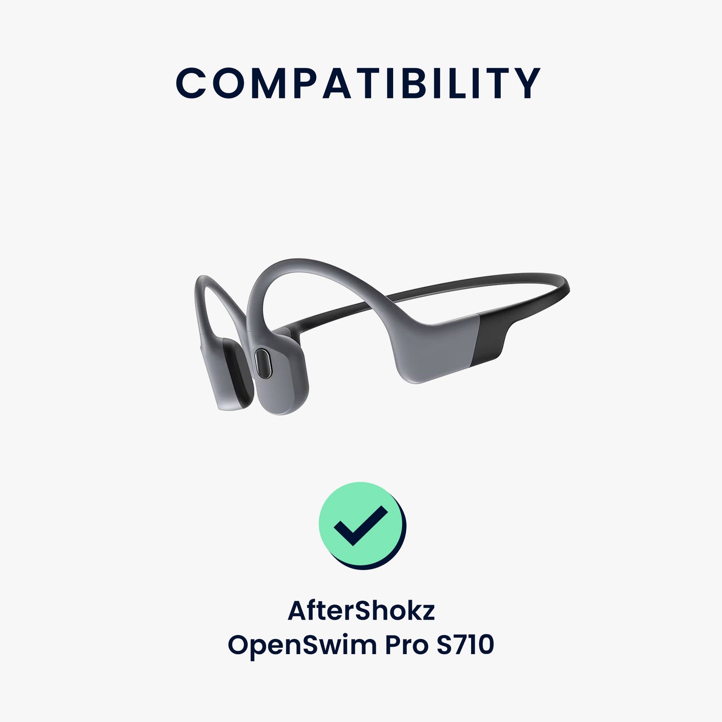 kwmobile USB Kabel Charger kompatibel mit AfterShokz OpenSwim Pro S710 Ladekabel Smart Watch Ersatzkabel Fitnesstracker Aufladekabel