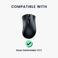 kwmobile Gaming Maus Grip Tape für Razer DeathAdder V2 X Mouse Grip Tape Rutschfestes Griffband für PC Maus