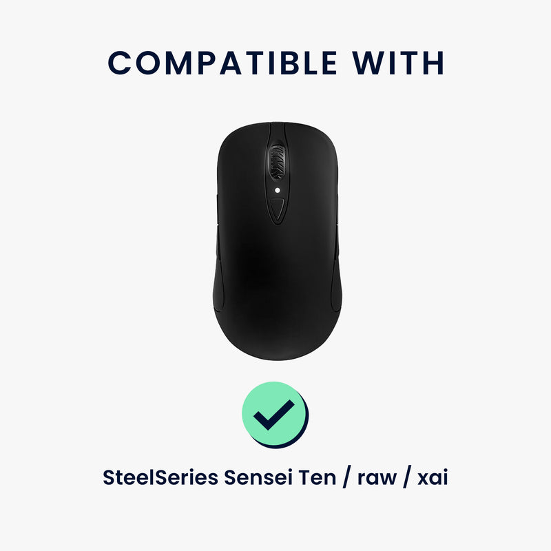 kwmobile Gaming Maus Grip Tape für SteelSeries Sensei Ten / raw / xai Mouse Grip Tape Rutschfestes Griffband für PC Maus