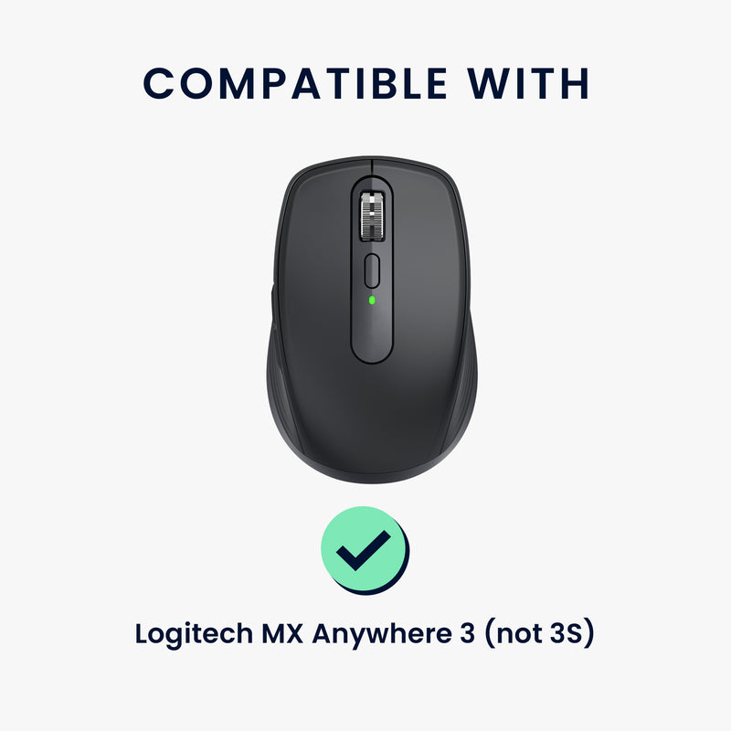 kwmobile Gaming Maus Grip Tape für Logitech MX Anywhere 3 Mouse Grip Tape Rutschfestes Griffband für PC Maus