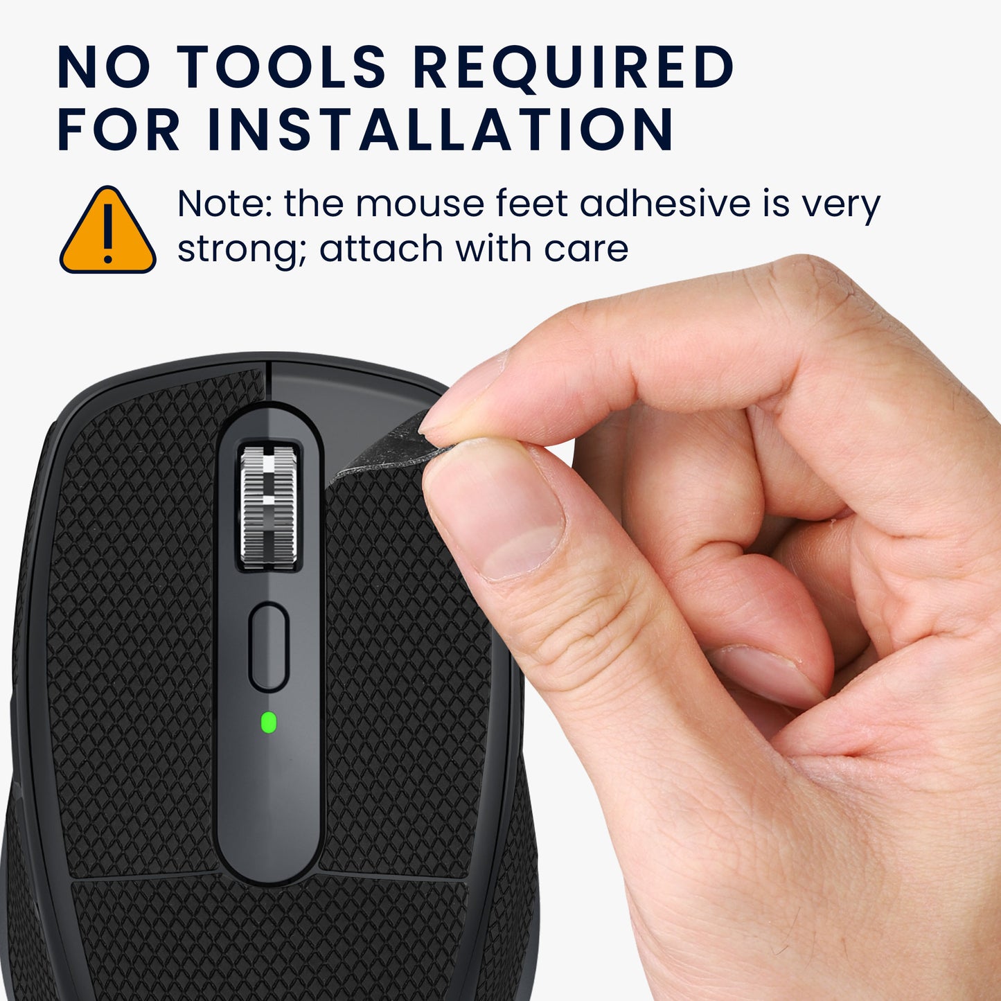 kwmobile Gaming Maus Grip Tape für Logitech MX Anywhere 3 Mouse Grip Tape Rutschfestes Griffband für PC Maus