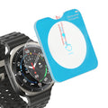 kwmobile 2x Schutzglas kompatibel mit Samsung Galaxy Watch 7 Ultra Folie - Hart Glas Schutzfolie für Smartwatch - Displayschutz für Fitness Tracker Transparent Transparent  