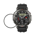 kwmobile 2x Transparente Displayschutzfolie kompatibel mit Amazfit T-Rex 3 Folie - Schutzfolie für Fitness Tracker - robuster Displayschutz Transparent  