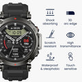 kwmobile Displayschutzfolie kompatibel mit Amazfit T-Rex 3 Folie Schutzfolie für Fitness Tracker robuster Displayschutz