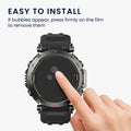 kwmobile Displayschutzfolie kompatibel mit Amazfit T-Rex 3 Folie Schutzfolie für Fitness Tracker robuster Displayschutz