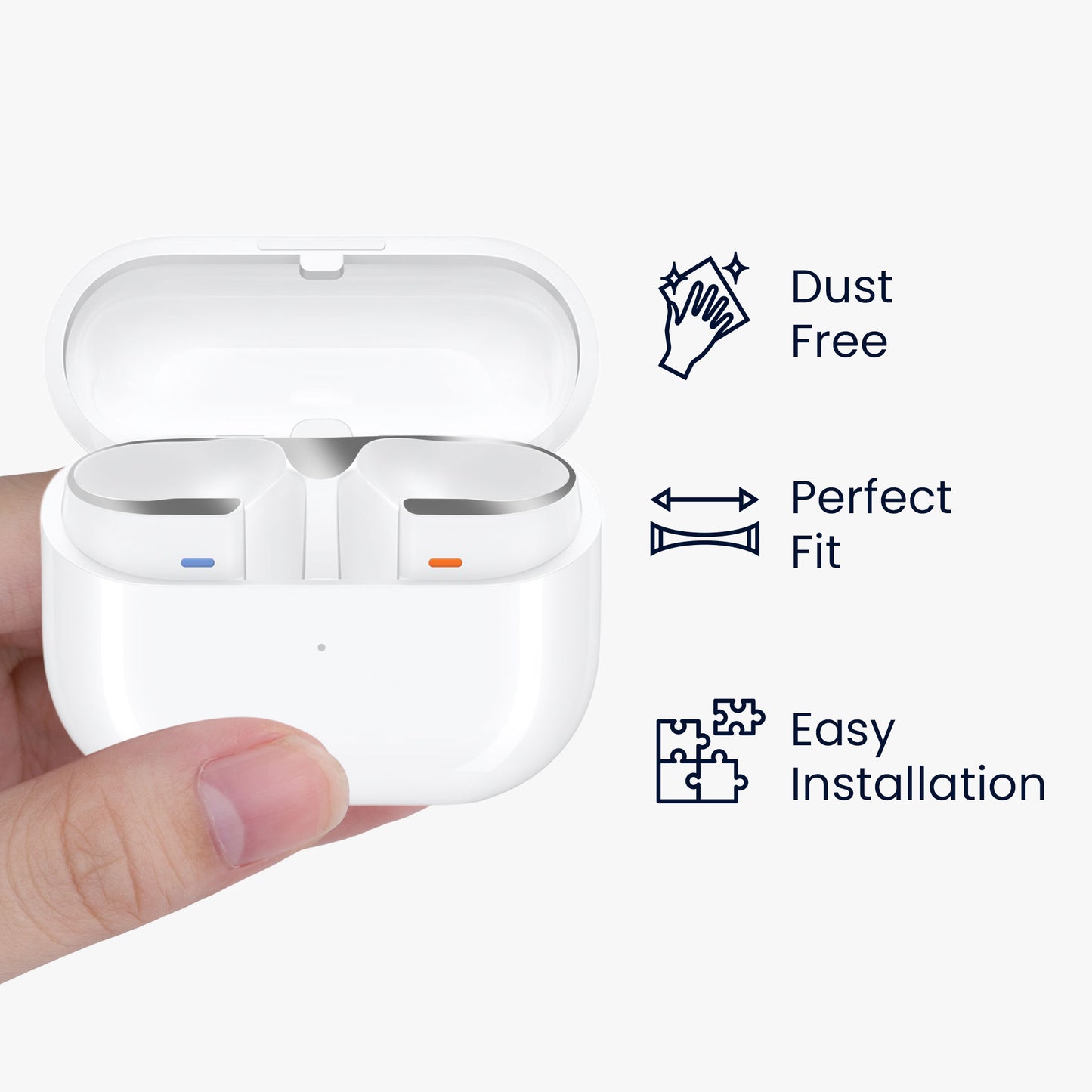 kwmobile Staubschutz Sticker kompatibel mit Samsung Galaxy Buds 3