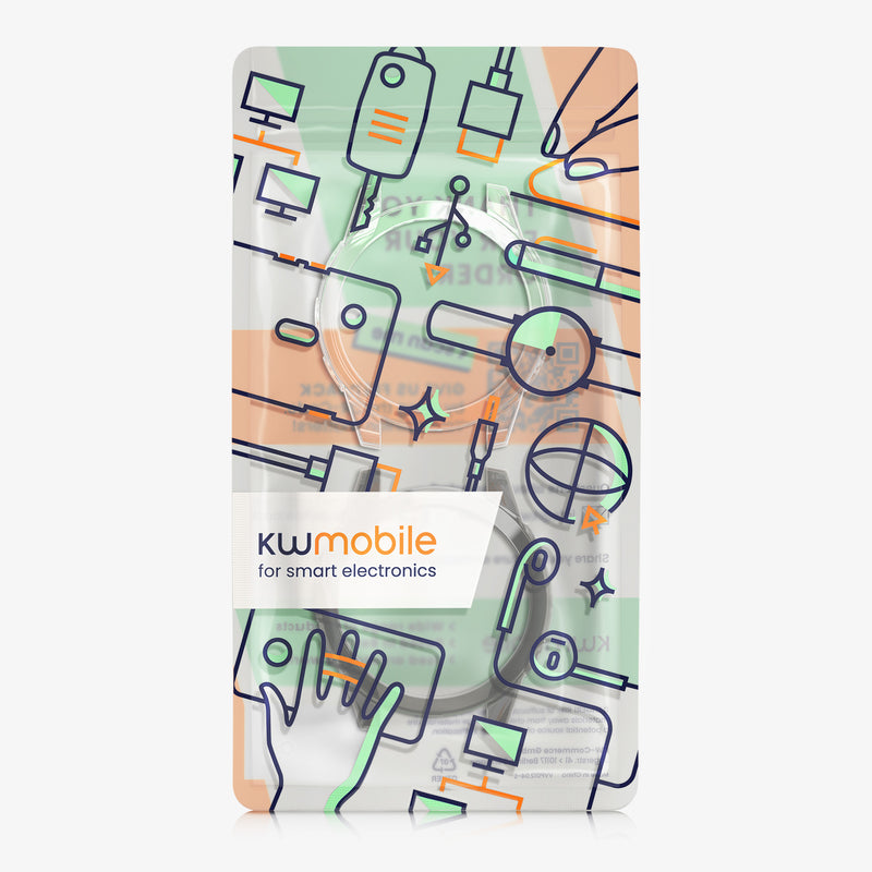 kwmobile Sport Schutzhülle kompatibel mit Garmin Fenix 8 51mm Hülle Case ohne Tracker Transparent