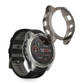 kwmobile Sport Schutzhülle kompatibel mit Garmin Fenix 8 51mm Hülle Case ohne Tracker Transparent