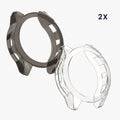 kwmobile Sport Schutzhülle kompatibel mit Garmin Fenix 8 51mm Hülle Case ohne Tracker Transparent