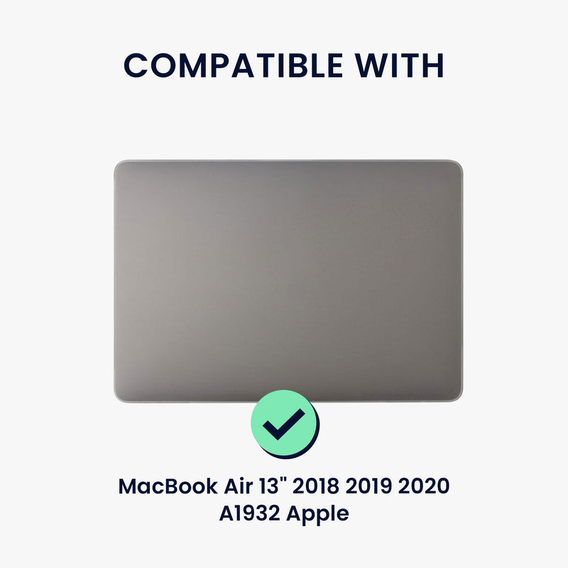 kwmobile Laptop Cover kompatibel mit Apple MacBook Air 13" 2018 2019 2020 A1932 Hülle - Notebook Schutzhülle im gewebten Design