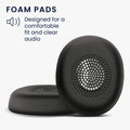 kwmobile Ohr Polster für Jabra Evolve 2 30 Ohrpolster Ersatz Kopfhörer Ersatzteile Over Ear Headphones